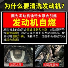 汽車(chē)發(fā)動(dòng)機(jī)外部清洗劑引擎機(jī)艙倉(cāng)外表去重油污泡沫清潔液機(jī)頭水  650ml/瓶