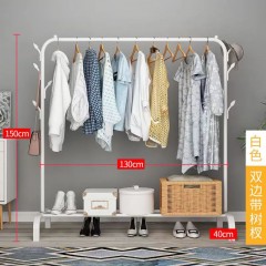 晾衣架落地家用臥室內(nèi)曬掛架子陽臺學生宿舍折疊簡易置物涼衣服桿